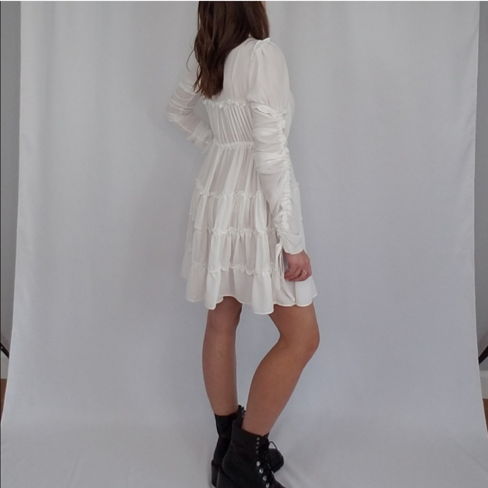 Ina white babydoll dress - Picture 3 of 8